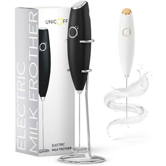 Milk Frother Black - Drink Mixer - Handheld Foam Maker - Picture 1 of 6